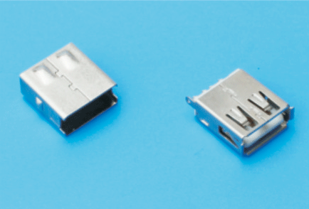 USB A母180度焊線+外套