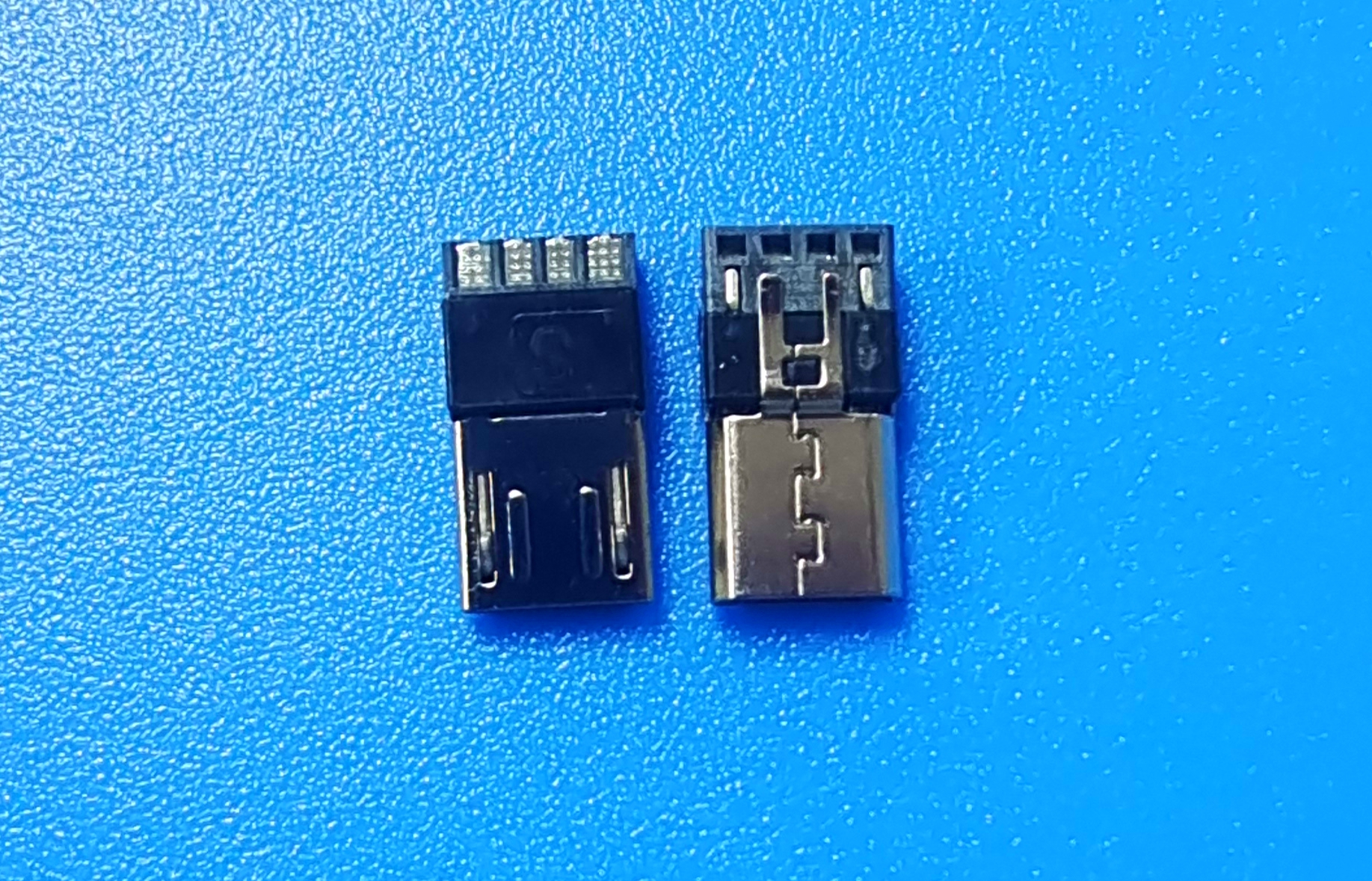 MICRO USB BM 前五后四焊線式長(zhǎng)地線